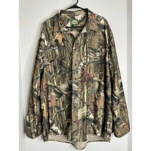 Cabela’s 3XL Tall RealTree Camo Button-Up Hunting Shirt Jacket Outdoor Gear